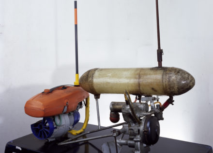 Fluchtobjekt Mini-U-Boot im Mauermuseum